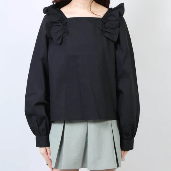 W♥C / Wego Japan white ruffle blouse - Picture 5 of 9